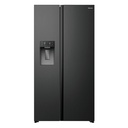 Hisense RS5P528STBE PureFlat Total No Frost American Side By Side - Black