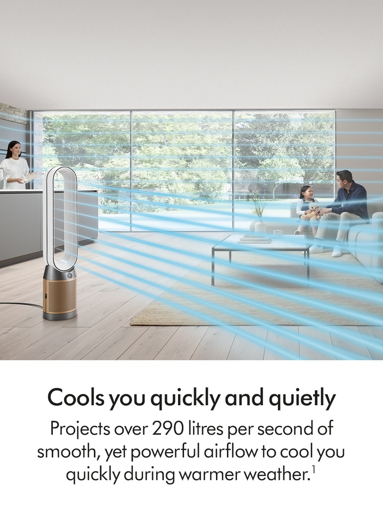 Dyson TP12 (544535-01) Purifier Fan - White/Gold