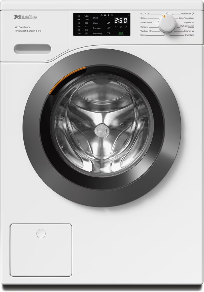Miele WED385 WCS 9kg 1400 Spin Washing Machine - White