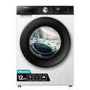 Hisense WF3S1243BW3 12kg 1400 Spin, Steam Washing Machine - White