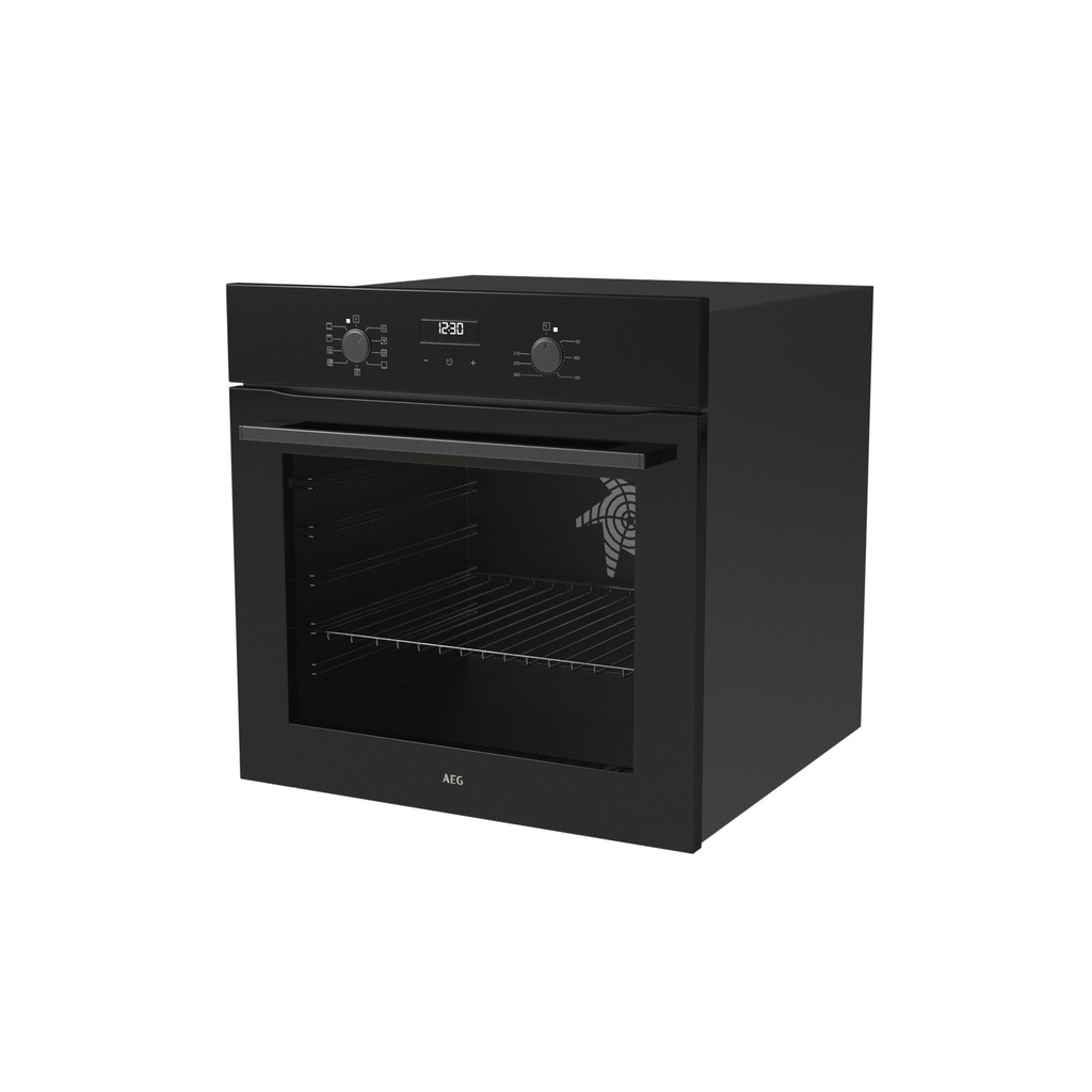 [OU5AB20XK] AEG OU5AB20XK 59.6cm Built In Electric Single Oven - Black