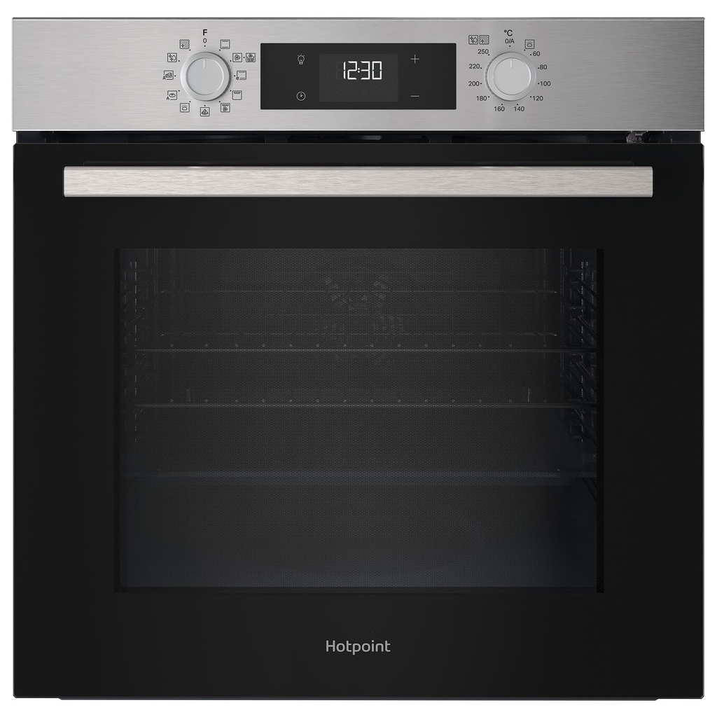 Hotpoint HO278PXUK 60cm Built In Electric Single Oven - Silver