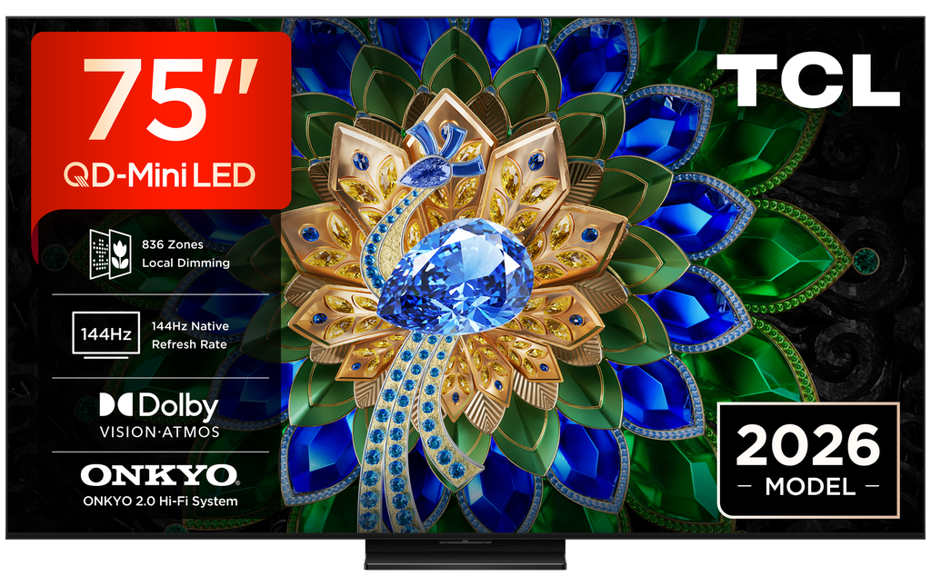 [75A400U-UK] TCL 75A400U-UK 75" QD-MINI LED TV - Black