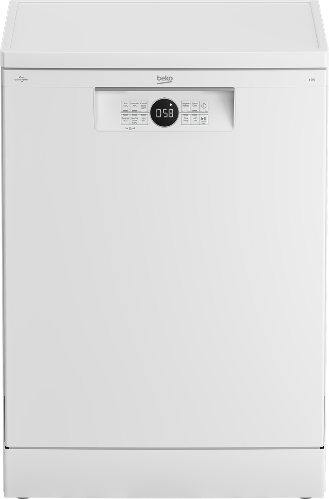 Beko BDFN26432W Full Size Dishwasher - White - 14 Place Settings