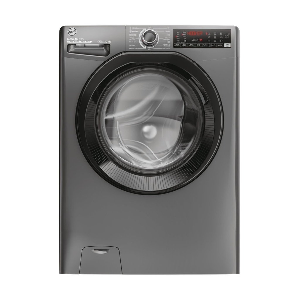 [H3WPS4106TAMBR] Hoover H3WPS4106TAMBR 10kg, 1400 Spin Washing Machine - Graphite