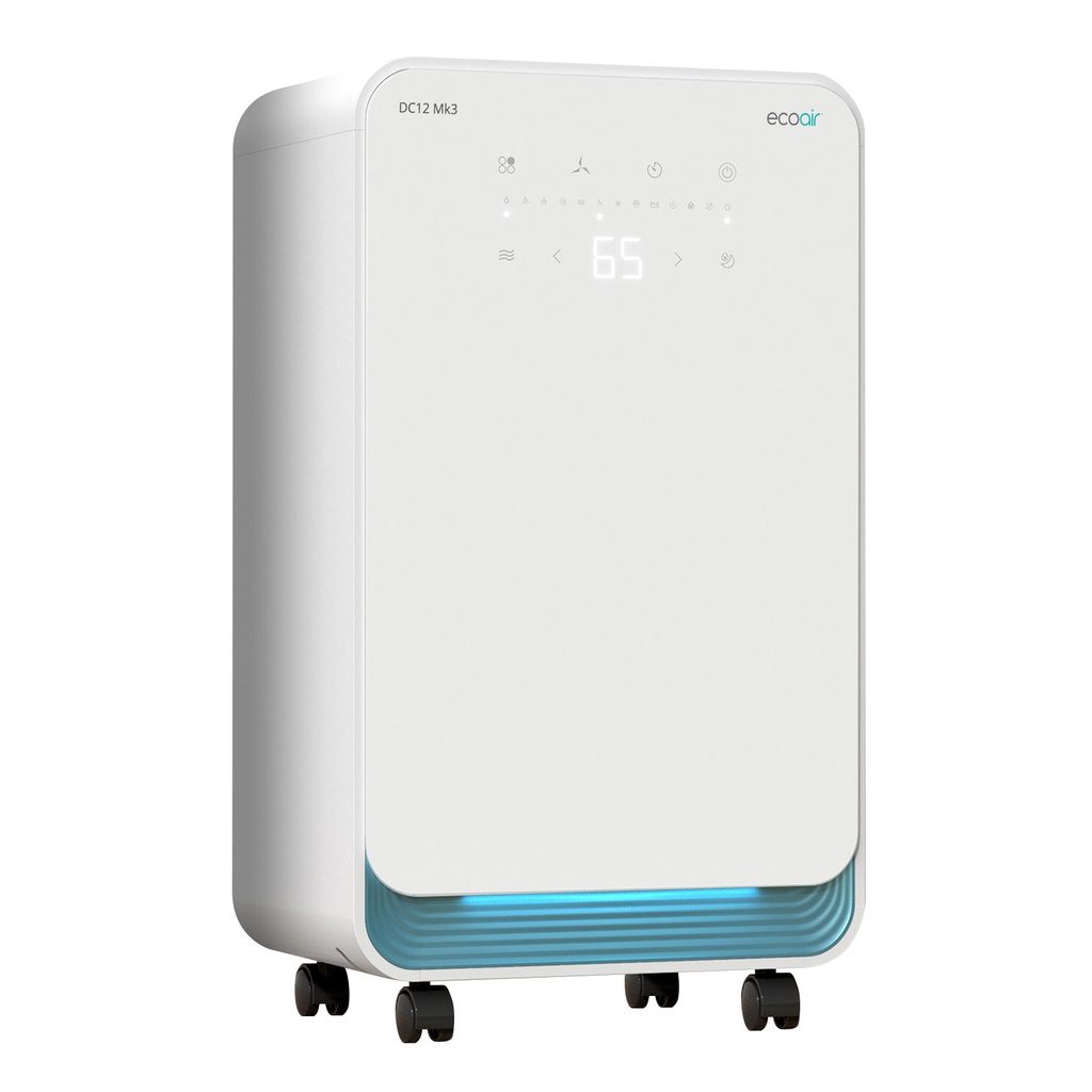 Ecoair DC12 MK3 Compressor Dehumidifier – 12 Litres per Day - White