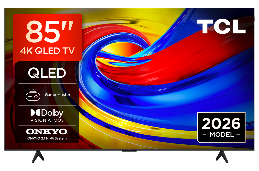 [85P7L-UK] TCL 85P7L-UK 85" 4K HDR QLED Direct LED Google TV - Black