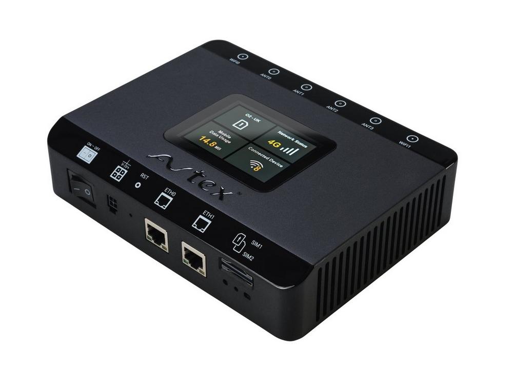 Avtex AMR104X 4G Router - Black