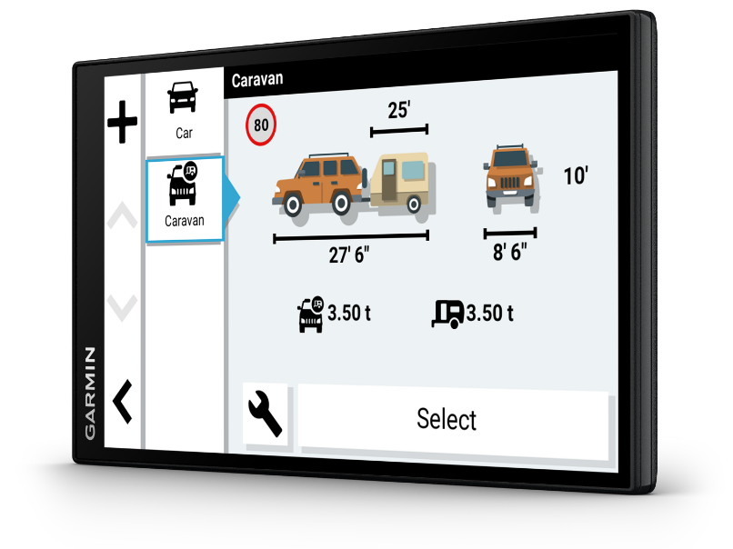 Avtex Tourer3 Mini SAT Nav Unit - Black