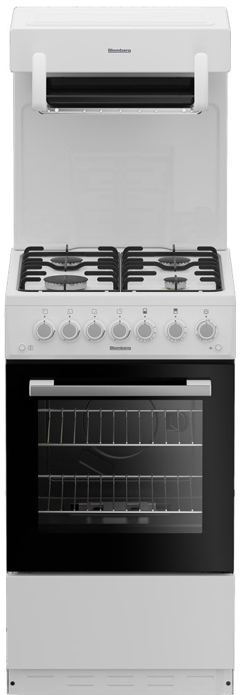 Blomberg GGS9151W 50cm Single oven Gas Cooker with Eye Level Grill - White