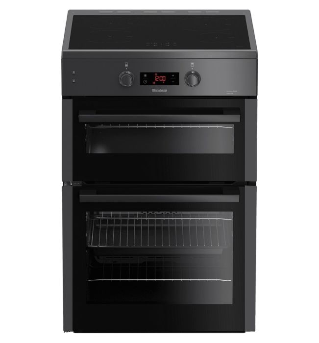 Blomberg HIN651N 60cm Double Oven Electric Cooker with Induction Hob - Anthracite