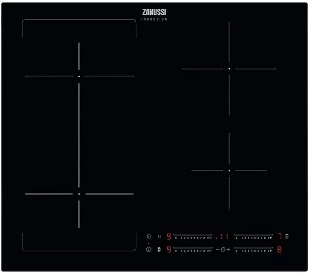 Zanussi ZITN643K 59cm Induction Hob - Black