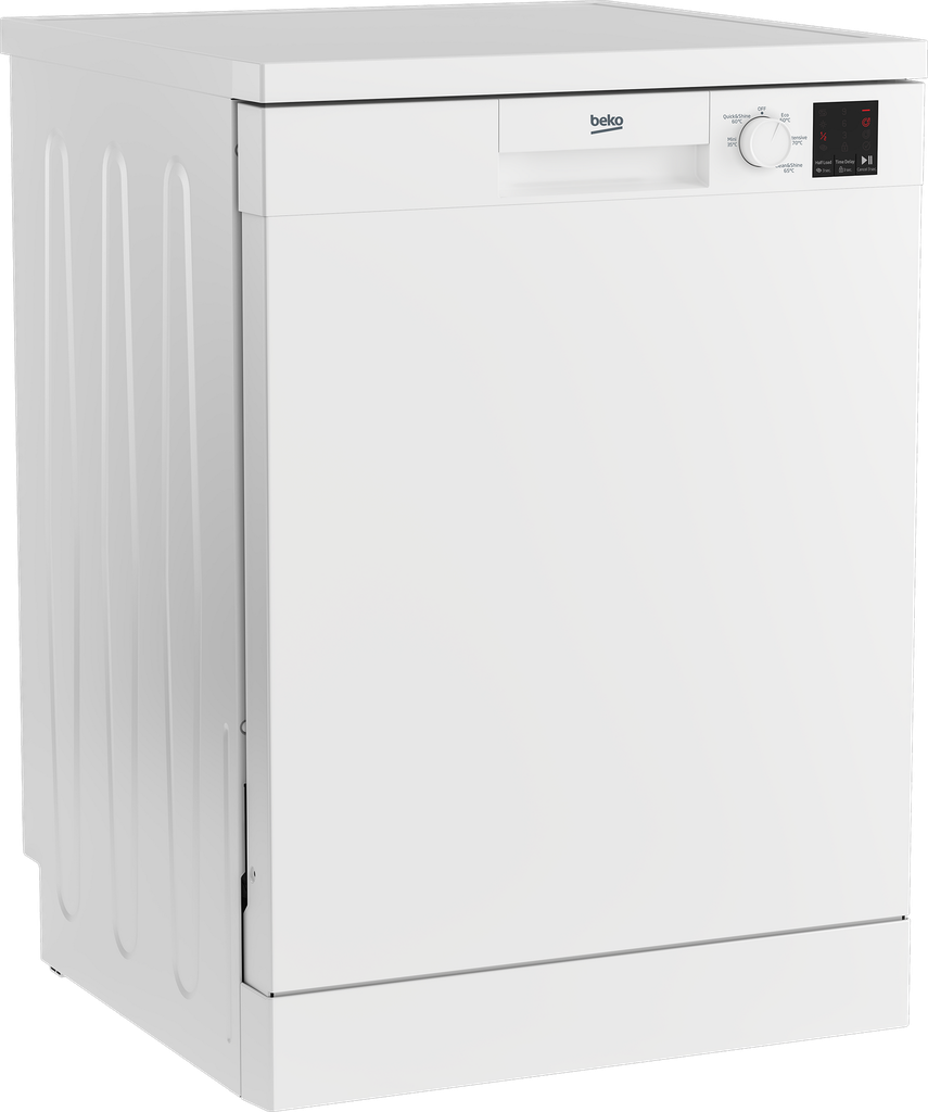 Beko DVN05C20W Full Size Dishwasher - White - 13 Place Settings