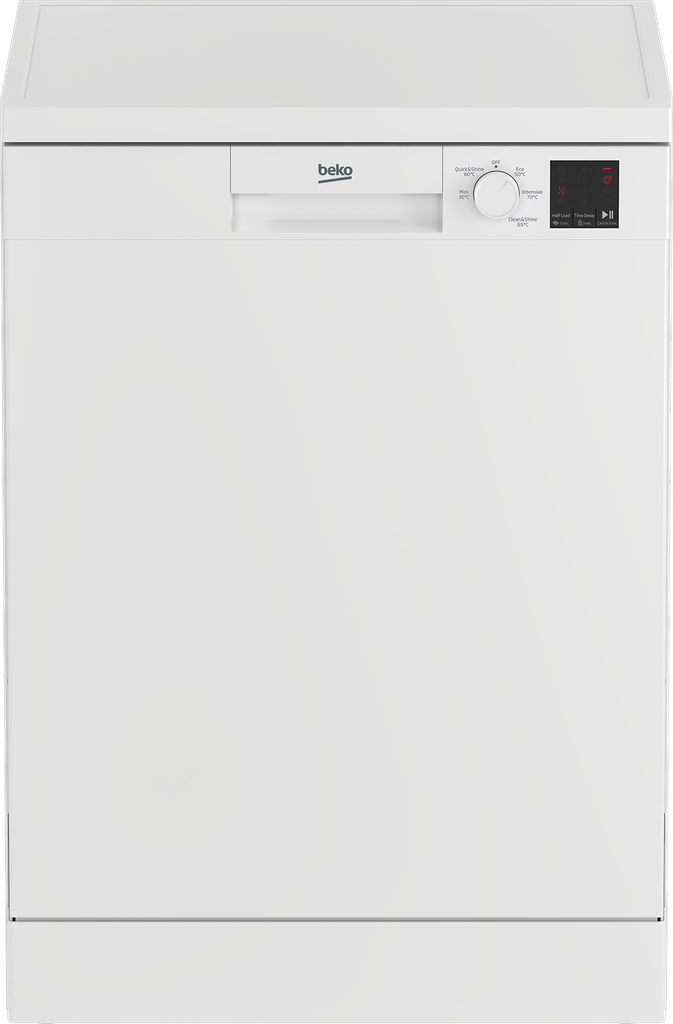 [DVN05C20W] Beko DVN05C20W Full Size Dishwasher - White - 13 Place Settings