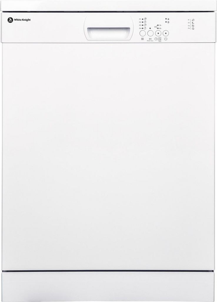 WhiteKnight FSDW6052W Dishwasher - White - 12 Place Settings
