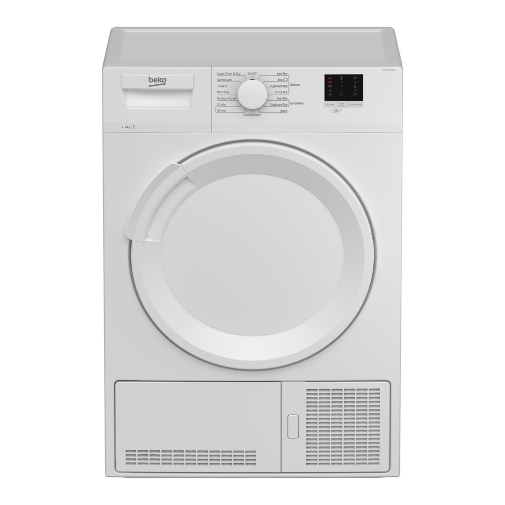 Beko DTLCE80041W 8kg Condenser Tumble Dryer - White