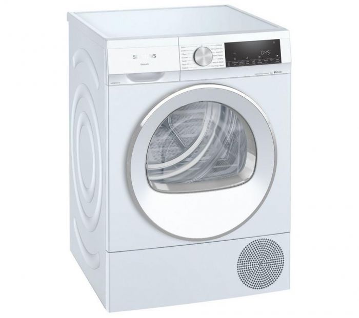 Siemens extraKlasse WQ45G2D9GB 9kg Heat Pump Tumble Dryer - White