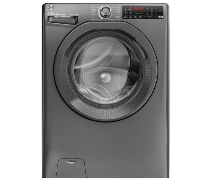Hoover H3WPS496TMRR6 9kg 1400 Spin Washing Machine - Graphite 