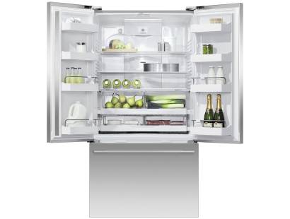 Fisher & Paykel RF610ADX5 90cm Frost Free French Door Fridge Freezer - Stainless Steel