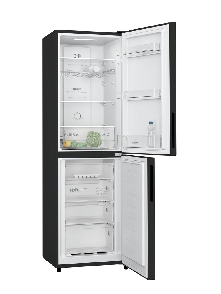 Bosch KGN27NBEAG 55cm 50/50 Frost Free Fridge Freezer - Black