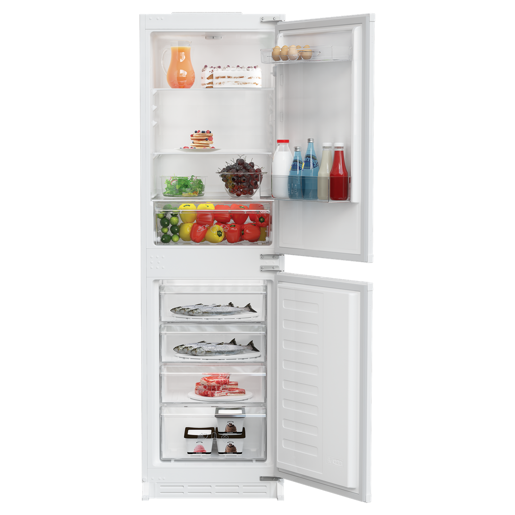 [ZICSD455] Zenith ZICSD455 54cm 50/50 Manual Integrated Fridge Freezer 