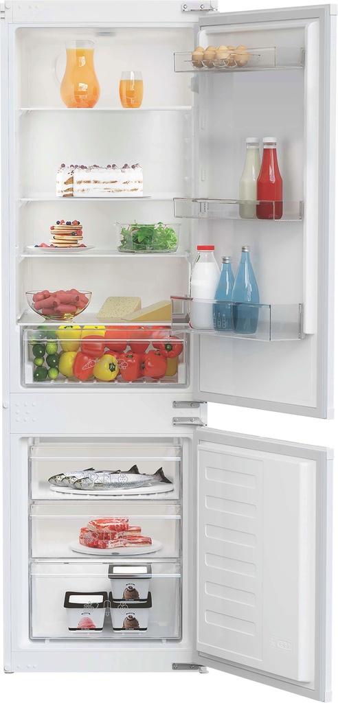 Zenith ZICSD473 54cm 70/30 Manual Integrated Fridge Freezer