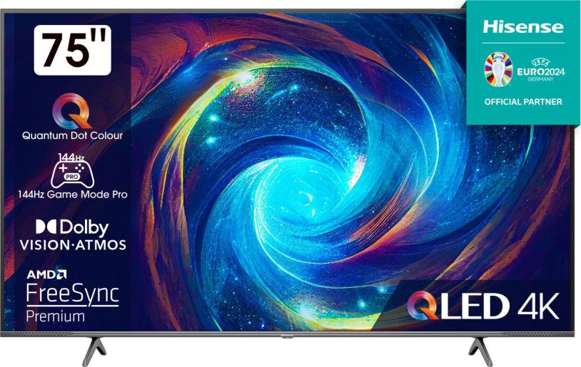 Hisense 75E7KQTUKPRO 75" 4K Ultra HD QLED Smart TV