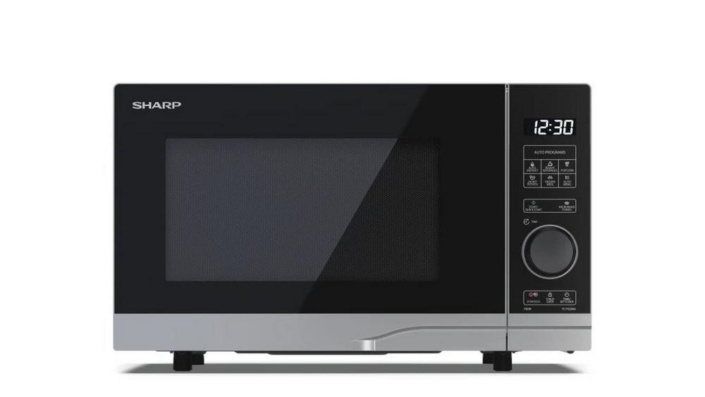 Sharp YC-PS204AU-S 20 Litres Microwave Oven - Black/Silver