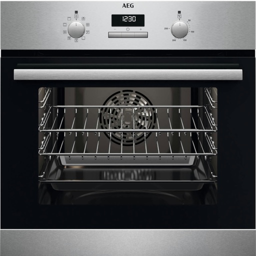 [BCX23101EM] AEG BCX23101EM 59.4cm Built In Electric Single Oven - Stainless