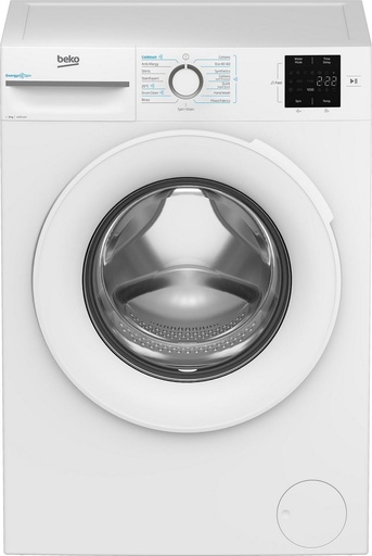[BMN3WT3841W] Beko BMN3WT3841W 8kg 1400 Spin Washing Machine - White