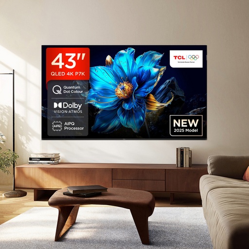 [43P7K-UK] TCL 43P7K-UK 43" 4K QLED Direct LED HDR Google TV