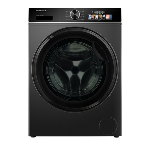 [TDSHF018A3G] Schonhaus TDSHF018A3G 8kg Heat Pump Tumble Dryer - Graphite