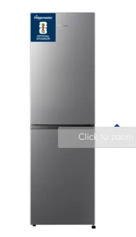 [MC55240ES] Fridgemaster MC55240ES 50/50 Freestanding Manual Defrost Fridge Freezer – Silver 