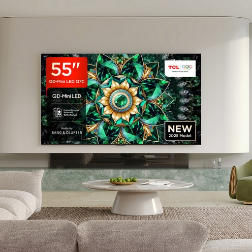 [55Q7C-UK] TCL 55Q7C-UK 55" 4K QD-Mini LED UHD Smart Google TV