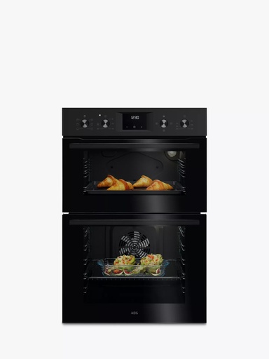 [OU5NP20B] AEG OU5NP20B 66L Double Built In Oven - Black