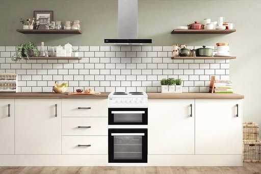 [EDP503W] Beko EDP503W 50cm Electric Double Oven with Grill Cooker - White