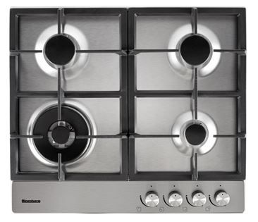 [GEN73415E] Blomberg GEN73415E 58cm Gas Hob - Stainless Steel