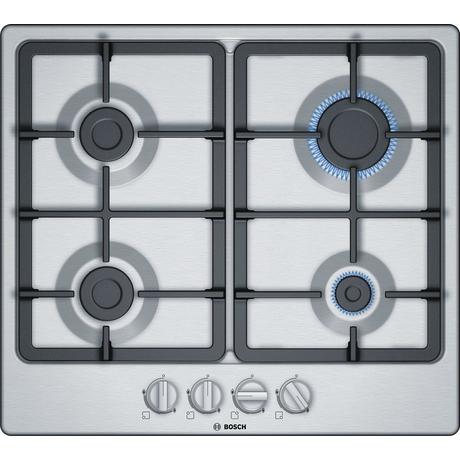 [PGP6B5B90] Bosch PGP6B5B90 58.2cm Gas Hob - Stainless Steel