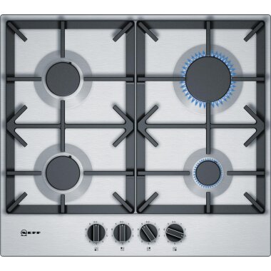[T26DS49N0] NEFF T26DS49N0 58cm Gas Hob - Stainless Steel