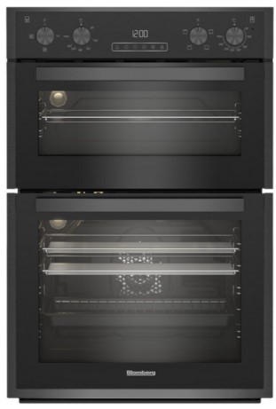 [RODN9202DX] Blomberg RODN9202DX 59.4cm Built In Electric Double Oven - Dark Steel
