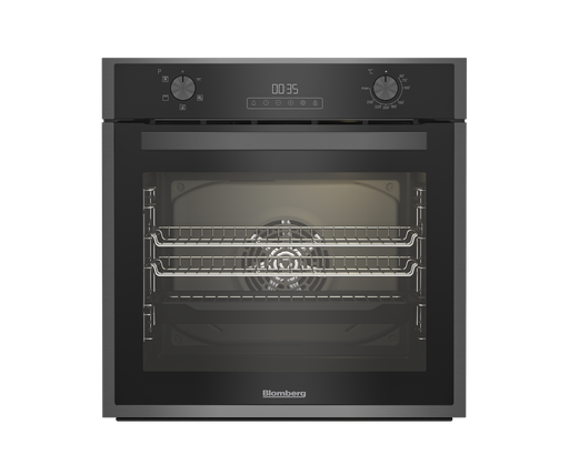 [ROEN9202DX] Blomberg ROEN9202DX 59.4cm Built In Single AeroChef Oven - Dark Steel