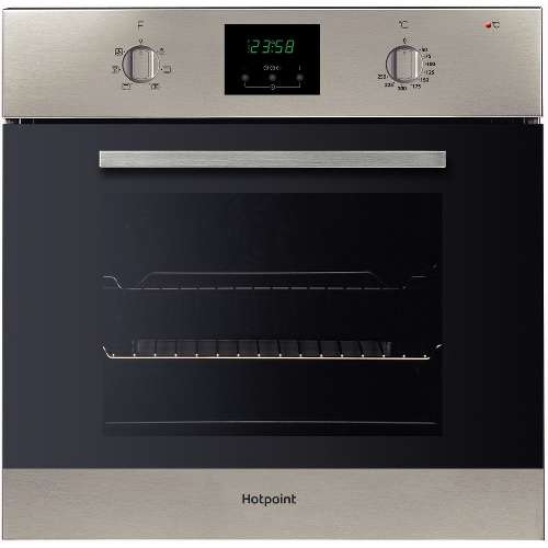 [AOY54CIX] Hotpoint AOY54CIX 59.5cm Built In Electric Single Oven - Silver