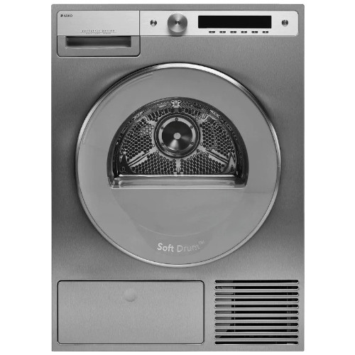 [T608HX_S_UK] ASKO T608HX_S_UK 8kg Heat Pump Tumble Dryer - Stainless Steel