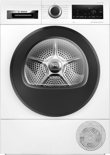 [WQG24509GB] Bosch WQG24509GB 9kg Heat Pump Tumble Dryer - White