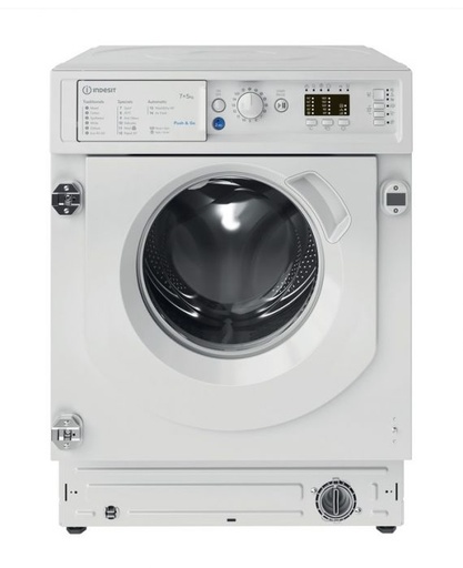 [BIWDIL75125UKN] Indesit BIWDIL75125UKN 7kg/5kg 1200 Spin Integrated Washer Dryer - White