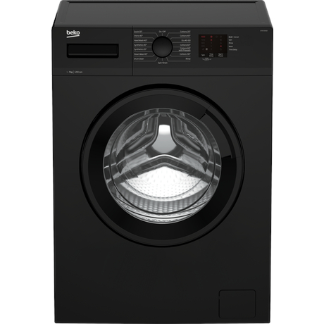 [WTK72041B] Beko WTK72041B 7kg 1200 Spin Washing Machine with Quick Programme - Black