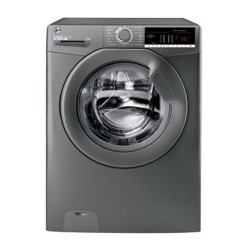 [H3W58TGGE] Hoover H3W58TGGE 8kg 1500 Spin Washing Machine with NFC Connection - Graphite