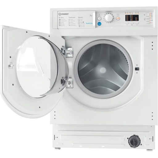 [BIWMIL71252UKN] Indesit BIWMIL71252UKN 7kg 1200 Spin Integrated Washing Machine - White