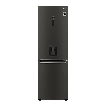 [GBF61BLHEN] LG GBF61BLHEN 59.5cm 70/30 Total No Frost Fridge Freezer - Black Steel