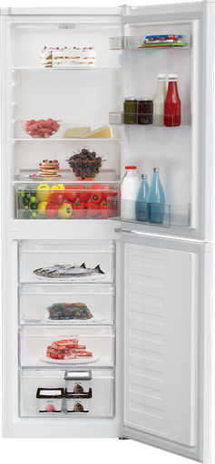 [ZCS4582W] Zenith ZCS4582W 54cm 50/50 Manual Fridge Freezer - White